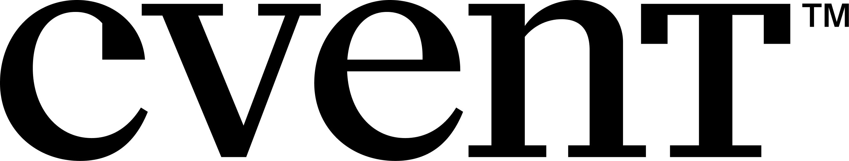 Cvent Logo — Black